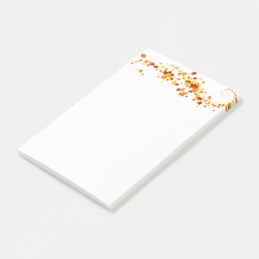 Herbstpostnotizen Post-it Klebezettel (angewinkelt)