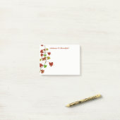 Herbstpostnotizen Post-it Klebezettel (Auf Schreibtisch)