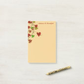 Herbstpostnotizen Post-it Klebezettel (Auf Schreibtisch)