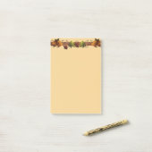 Herbstpostnotizen Post-it Klebezettel (Auf Schreibtisch)