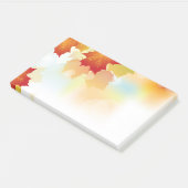 Herbstpostnotizen Post-it Klebezettel (angewinkelt)