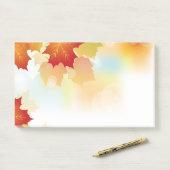 Herbstpostnotizen Post-it Klebezettel (Auf Schreibtisch)