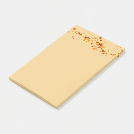 Herbstpostnotizen Post-it Klebezettel (angewinkelt)