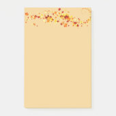 Herbstpostnotizen Post-it Klebezettel (Vorderseite)