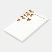 Herbstpostnotizen Post-it Klebezettel (angewinkelt)