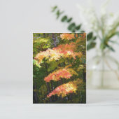 Herbstpracht Postkarte (Stehend Vorderseite)