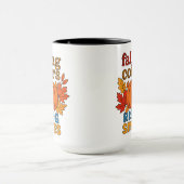 Herbstpreis: sinkende Farben steigen an Lächeln Tasse (Zentrum)