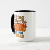 Herbstpreis: sinkende Farben steigen an Lächeln Tasse (Vorderseite Links)