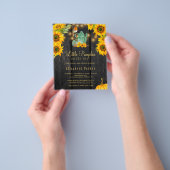 Herbstpreisvorschuss rustikale Babydusche Flyer (Gruppe)