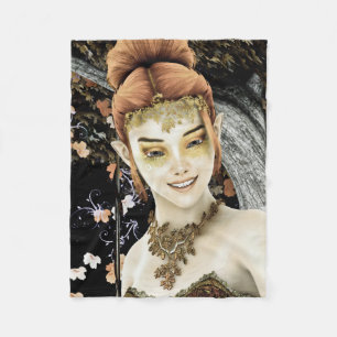 Herbstprinzessin Fleecedecke