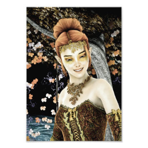 Herbstprinzessin Fotodruck
