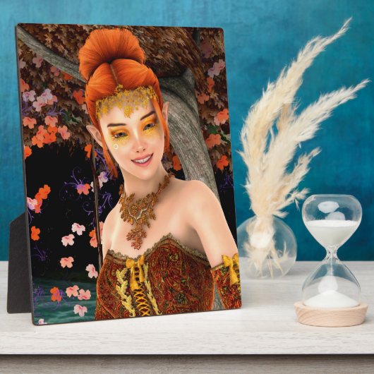 Herbstprinzessin Fotoplatte (Seite)