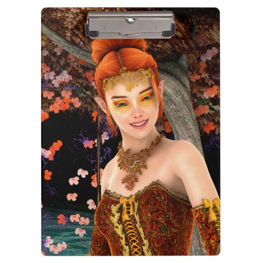 Herbstprinzessin Klemmbrett (Vorderseite)