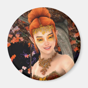 Herbstprinzessin Magnet
