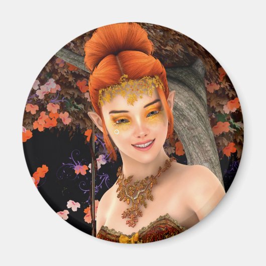 Herbstprinzessin Magnet (Vorne)