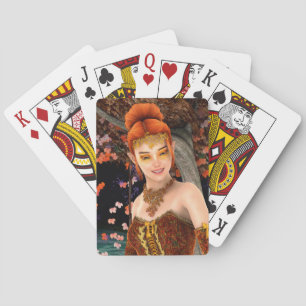 Herbstprinzessin Spielkarten