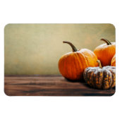 Herbstpumpen. Erntedank und Halloween noch. Magnet (Horizontal)