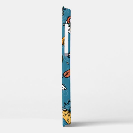 Herbstpumpen: Handgezogene Gemüse Case-Mate iPhone Hülle (Rückseite / Links)