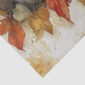 Herbstpumpen mit Blätter Decoupage Seidenpapier (Ausschnitt)