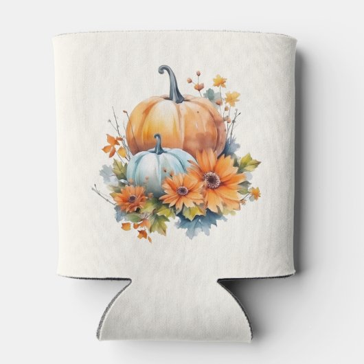 Herbstpumpen mit Blume und Folies Dosenkühler (Rückseite)