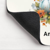 Herbstpumpen mit Blume und Folies Mousepad (Ecke)
