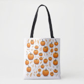 Herbstpumpen und Blätter fallen Halloween Tasche (Vorderseite)