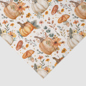 Herbstpumpen und Blume fallen Seidenpapier (Ausschnitt)