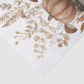 Herbstpumpen und Blume fallen Seidenpapier (Ausschnitt)