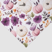 Herbstpumpen und Blume fallen Seidenpapier (Ausschnitt)
