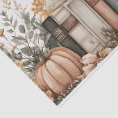 Herbstpumpen und Blume fallen Seidenpapier (Ausschnitt)