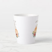 Herbstpumpen und Blume Milchtasse (Vorderseite)