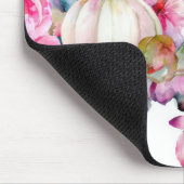 Herbstpumpen und Blume Mousepad (Ecke)