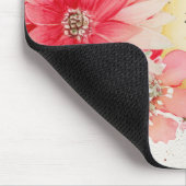Herbstpumpen und Blume Mousepad (Ecke)
