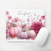 Herbstpumpen und Blume Mousepad (Mit Mouse)