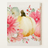 Herbstpumpen und Blume Planer (Rückseite)