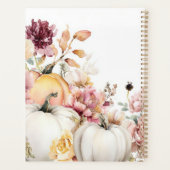 Herbstpumpen und Blume Planer (Rückseite)