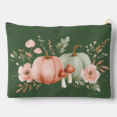 Herbstpumpen und Blume Zubehörtasche (Rückseite)