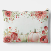 Herbstpumpen und Blume Zubehörtasche (Rückseite)