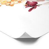 Herbstpumpenfallen-Brautparty Begrüßungszeichen Poster (Ecke)