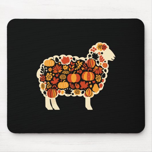 Herbstpumpenfallen Erntedank Frauen Männer Mousepad (Vorne)