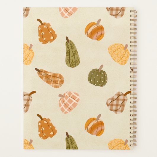 Herbstpumpenflasche - Rustikaler Fall-Kern Planer (Rückseite)