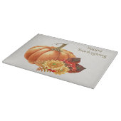 Herbstpumpenzuschnitt Schneidebrett (Ecke)
