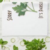 Herbstpuppe, Entschuldigung, es ist Petersilie mei Geschirrtuch (Gefaltet)