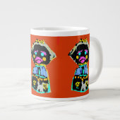 Herbstpuppe Jumbo-Tasse (Vorderseite Rechts)