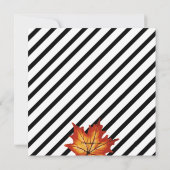 Herbstquadrat Einladung (Rückseite)