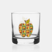 Herbstquilt Whiskyglas (Rückseite)