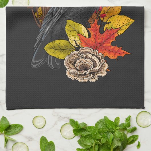 Herbstrabe 2 geschirrtuch (Gefaltet)