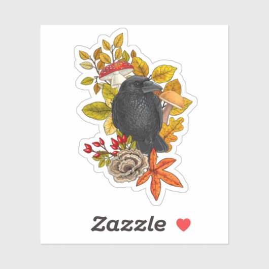 Herbstrabe Aufkleber (Blatt)