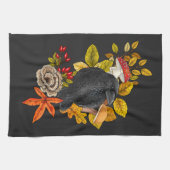 Herbstrabe Geschirrtuch (Horizontal)