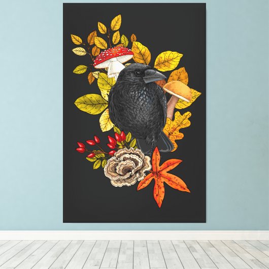 Herbstrabe Leinwanddruck (Insitu (Holzboden))